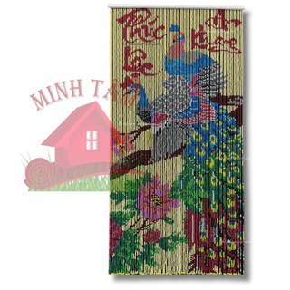   1mx2m Màn Hạt Nhựa Con Công 06 Rèm Hạt Nhựa Mành Hạt Nhựa. 