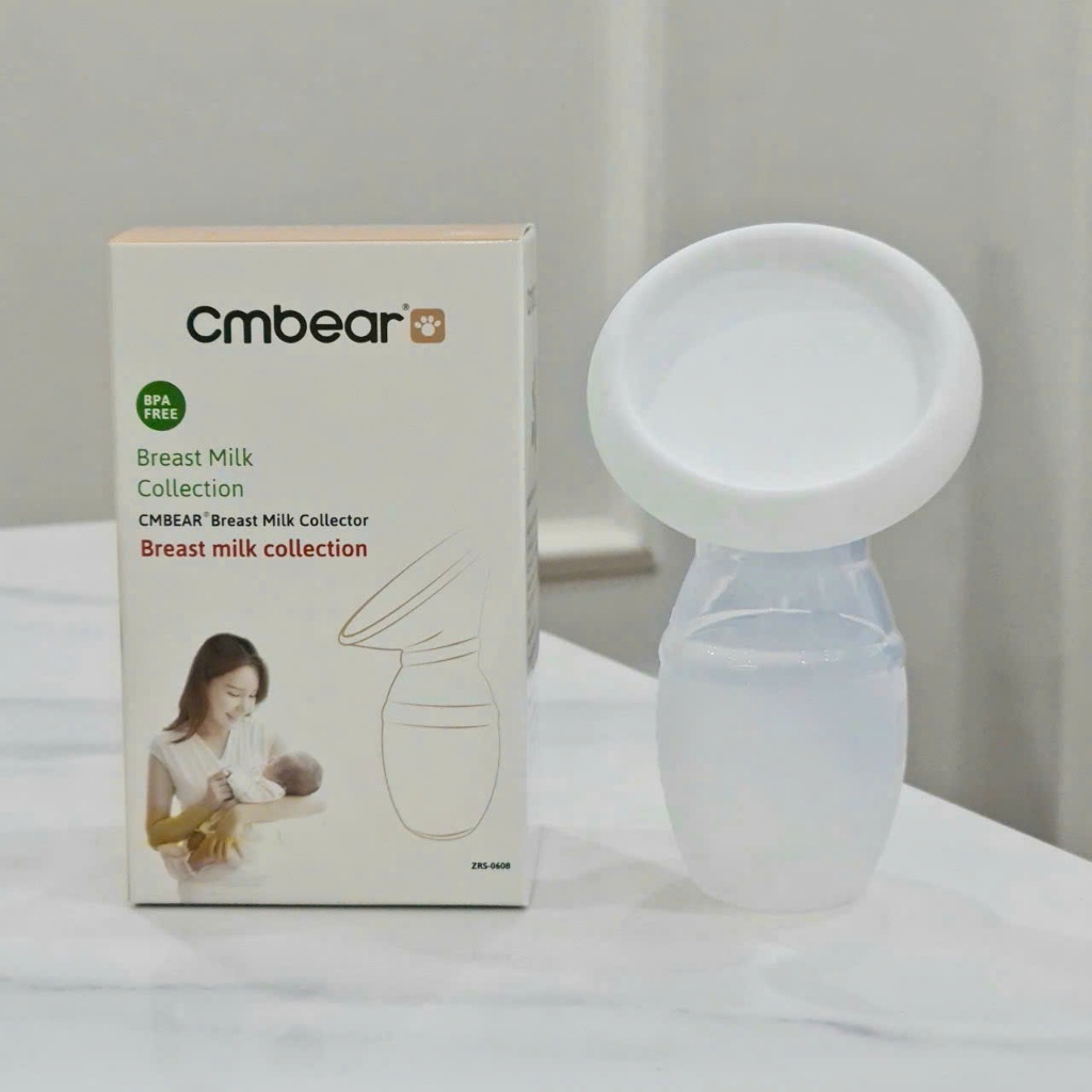 Cốc hứng sữa Cmbear Phễu hứng sữa Cmbear Silicon an toàn và tiện lợi