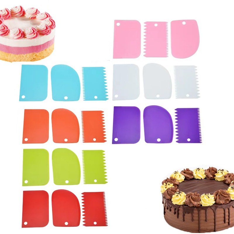 AKSHOPDANANG 2000.130 - Set 3 dụng cụ chia bột nhựa