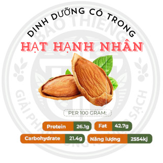 Hạt hạnh nhân rang bơ, thơm ngon, 500gr