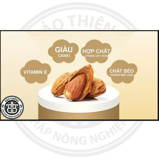 Hạt hạnh nhân rang bơ, thơm ngon, 500gr