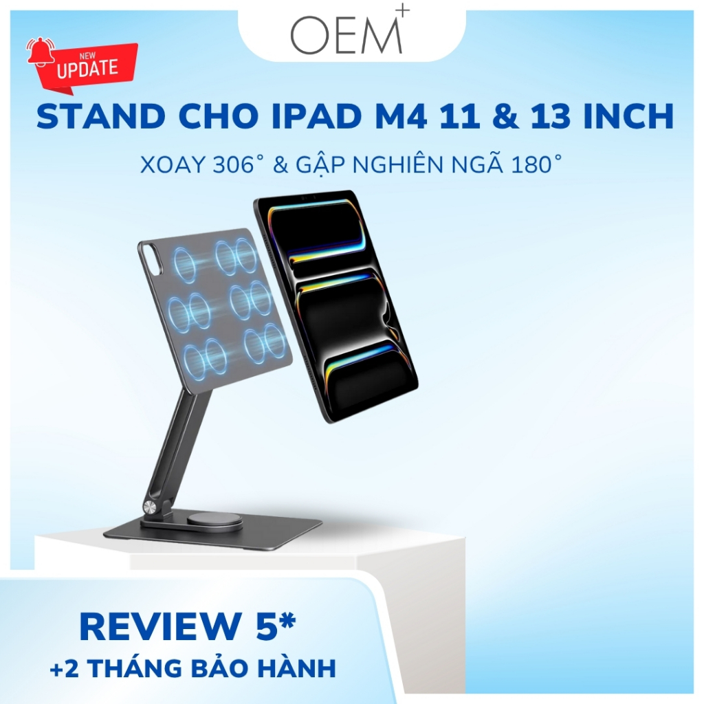 Stand Giá Đỡ iPad M4 Bằng Nam Châm Magnetic Tablet Stand Cho iPad M4