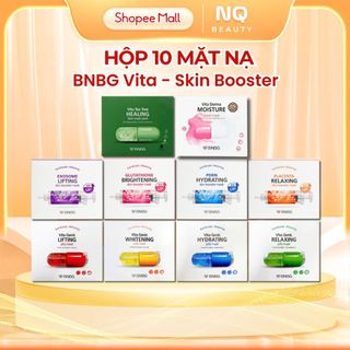   HỘP 10 MIẾNG  Mặt Nạ Giấy Dưỡng Ẩm Trắng Da Nâng Cơ Phục Hồi BNBG Vita Jelly Mask 30ml 