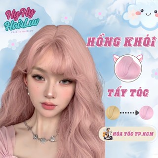 Thuốc nhuộm tóc màu Hồng Khói, Hồng Baby, Hồng Pastel Hyhy Hairluv, tặng kèm oxy trợ nhuộm và bao tay