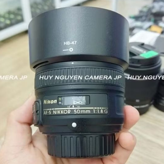 ỐNG KÍNH NIKON 50 F1.8 G ĐẸP 95-99.99%  chụp chân dung xóa phông mù mịt