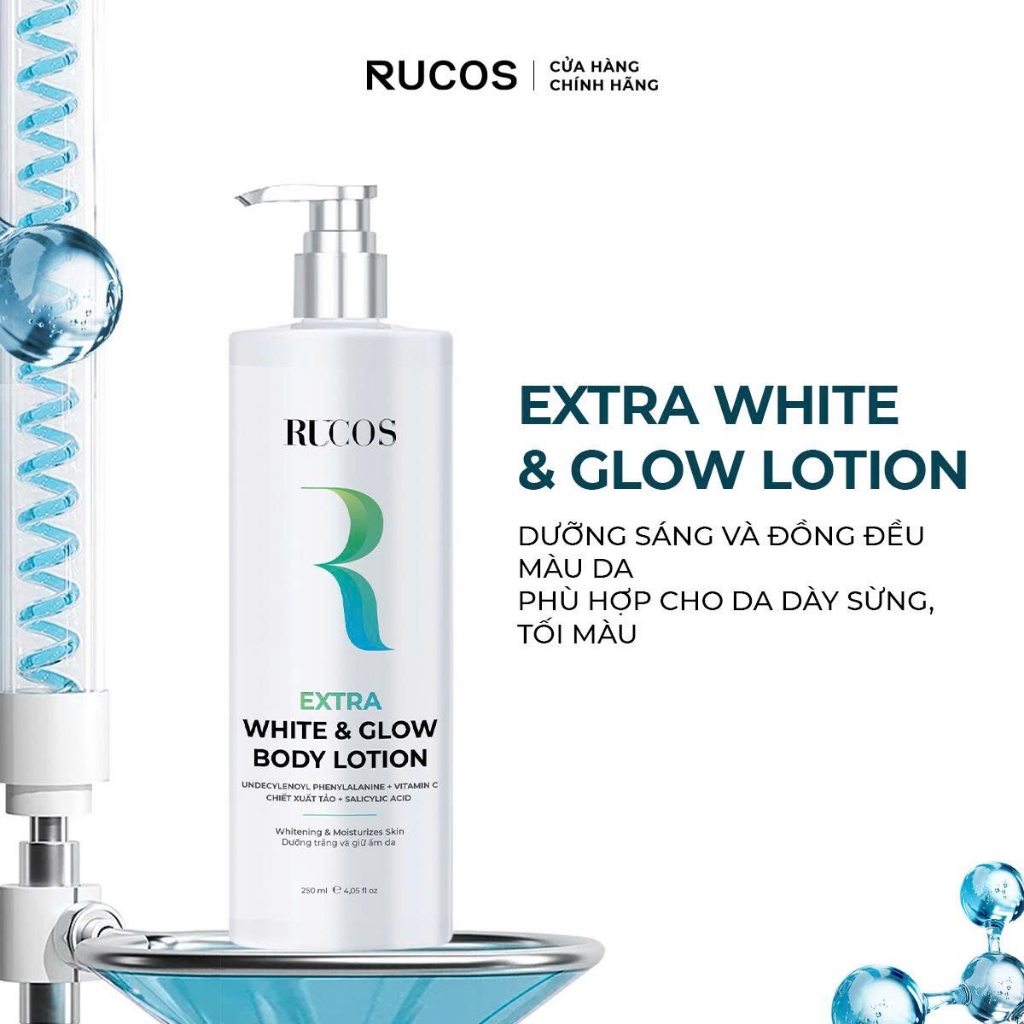 Extra White & Glow Body Lotion - Rucos