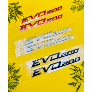  Bộ Tem dán xe logo chữ nổi ốp sườn xi cứng xe máy điện VIN FAST EVO 200 - EVO 200 LITE TRẮNG - ĐỎ - ĐEN   Gía cặp   