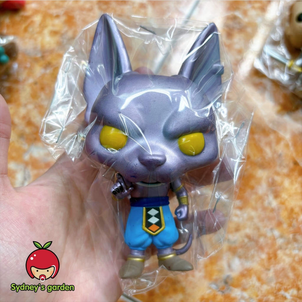 Mô hình Funko Pop DRAGON BALL - BEERUS (METALLIC) (DAMAGED) (NO BOX)