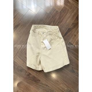 Quần sort jean nữ cạp cao P&B