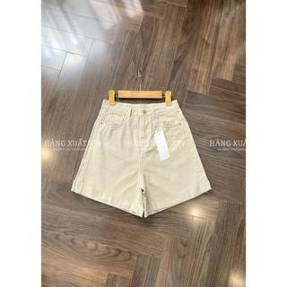 Quần sort jean nữ cạp cao P&B