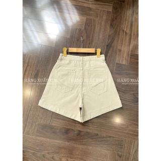 Quần sort jean nữ cạp cao P&B