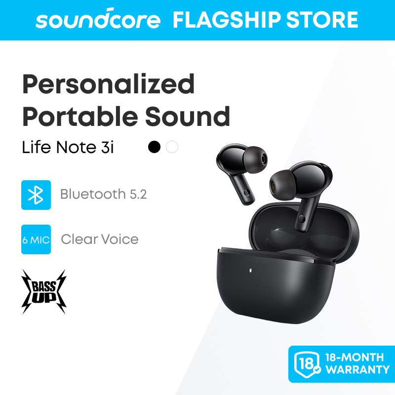 Soundcore by Anker Life Note 3i tai nghe bluetooth chống ồn True Wireless Earbud ANC Customized EQ A