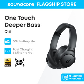  Tai nghe chụp tai Soundcore by Anker Q11i Chuẩn Hi-Res Audio Với công nghệ Bass Up độc quyền Pin kéo dài 60 tiếng A3005 