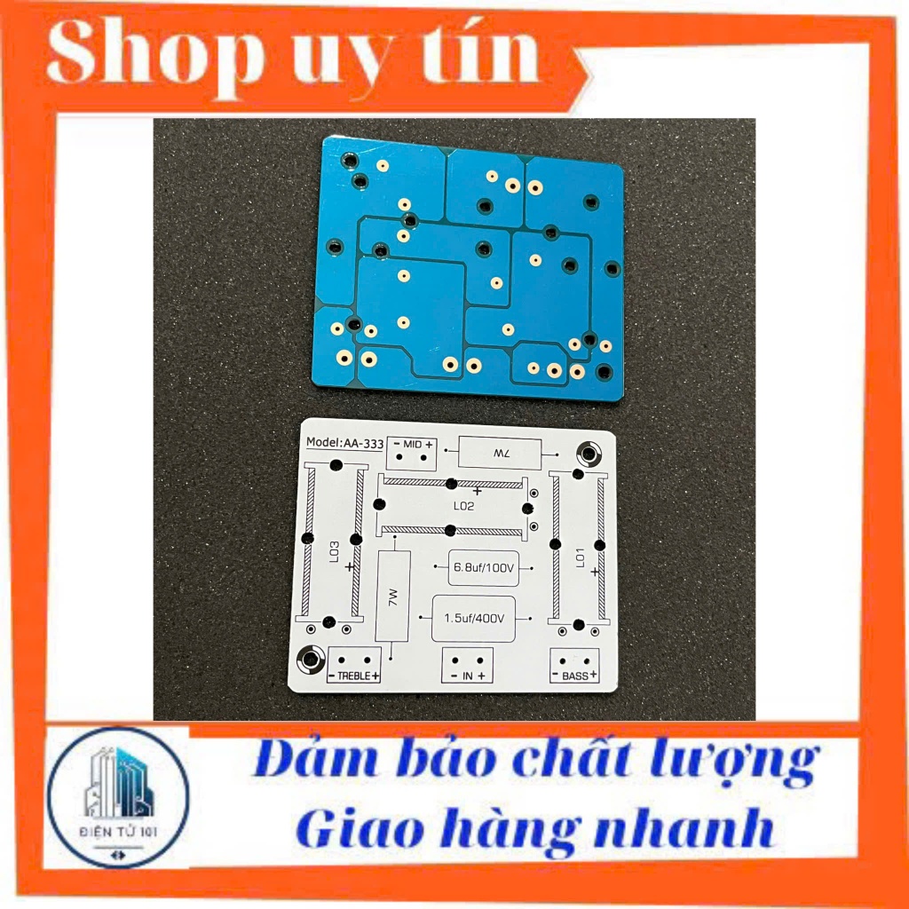 Mạch in PCB phân tần loa kéo AA-333  ( 1 mạch )