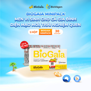  Men vi sinh BioGaia ProTectis Minipack cải thiện hệ tiêu hóa xuất xứ Thụy Điển hộp 30 gói 