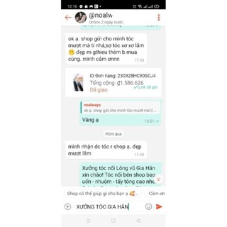 Tóc lông vũ 9D 50cm đẹp mượt