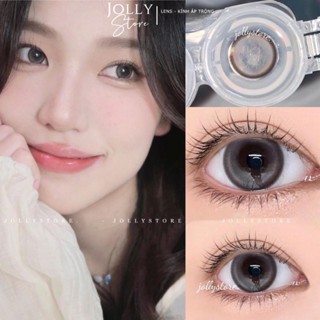  Lens Kính áp tròng 773 Gray LUNA EYES giãn vừa 14.2mm JOLLY STORE 