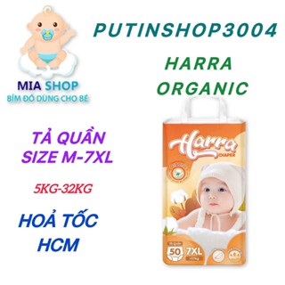   SIÊU RẼ HỎA TÓC  50 MIẾNG BỈM QUẦN HARRA MẶT BÔNG HỮU CƠ SIZE L-7XL 