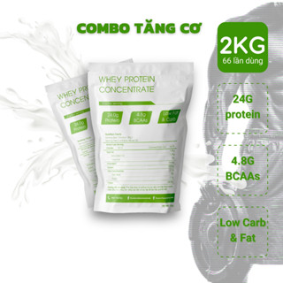 2KG Whey Protein Concentrate 80% - Sữa tăng cơ giảm mỡ