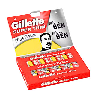 Hộp lưỡi lam Gillette 5 + 1 (combo 6 lưỡi) / Siêu mỏng - Siêu bền