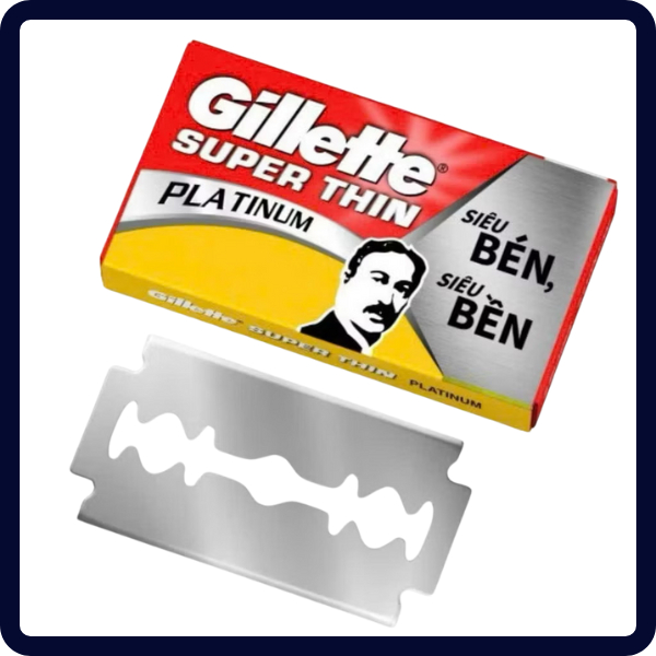 Hộp lưỡi lam Gillette 5 + 1 (combo 6 lưỡi) / Siêu mỏng - Siêu bền