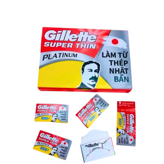 Hộp lưỡi lam Gillette 5 + 1 (combo 6 lưỡi) / Siêu mỏng - Siêu bền