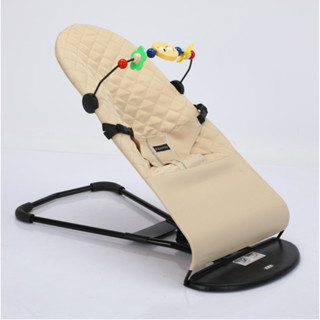 Ghế Nhún Rung Cao Cấp Cho Bé Sơ Sinh PWS, Chống Võng Lưng, Chất Vải Cotton Thoáng Mát Thoải Mái