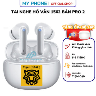  Tai Nghe Bluetooth Hổ Vằn 1562 Pro 2 Louda Bass Căng Xuyên Âm Chống Ồn Cảm Ứng Lực Bản Lề Thép Pin 8 Tiếng Tặng Ốp 