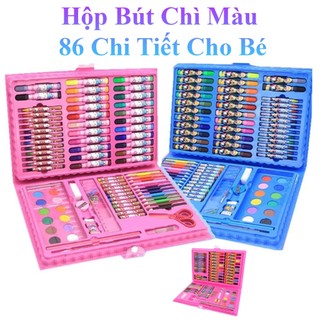Hộp bút màu 86 món cho bé