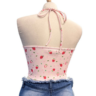 [ BIGSIZE TRÊN 55KG ] ÁO CROPTOP CỔ YẾM bigsize nữ