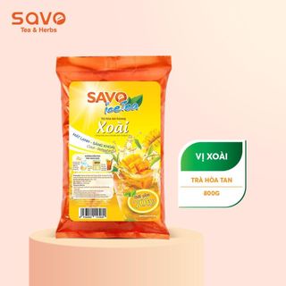 SAVO TRÀ HÒA TAN - VỊ XOÀI (Hộp 16 gói - Túi 800g)