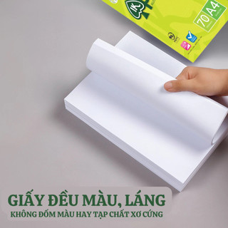 Giấy in, giấy photo IK plus A4 ĐL 80gsm, 70gsm(500 tờ/1 ram ), Giấy bám mực tốt _ Hàng nhập khẩu