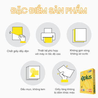 Giấy in, giấy photo IK plus A4 ĐL 80gsm, 70gsm(500 tờ/1 ram ), Giấy bám mực tốt _ Hàng nhập khẩu