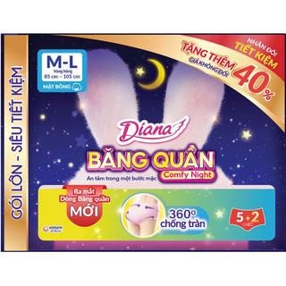 HỎA TỐC HÀ NỘI Băng Quần vệ sinh quần Comfly Night chống tràn 360 size M-L (5/7/12 miếng/ gói)