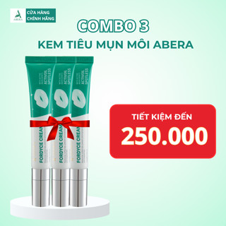   COMBO 3  Kem Bôi Mụn Môi Abera Fordyce Giảm Mụn Li ti Môi - Cải Thiện Khô Môi - Giảm Thâm Môi 