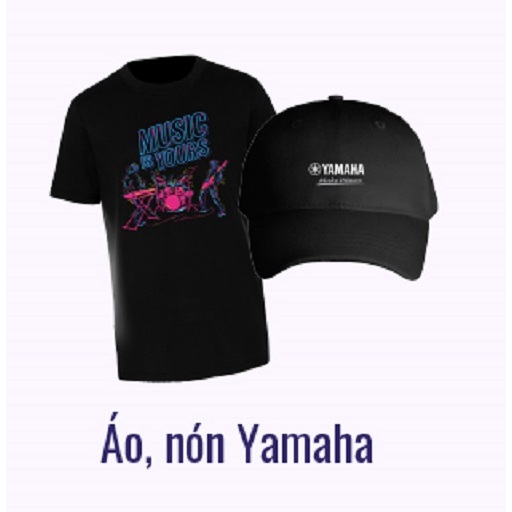 [HÀNG TẶNG KHÔNG BÁN] Combo Yamaha Music T-shirt&Cap
