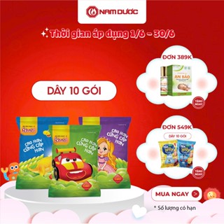 Kẹo dẻo Calci-D Ích Nhi dây 10 gói cho bé bổ sung canxi