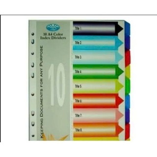 COMBO 3 XẤP Phân trang nhựa 10 số