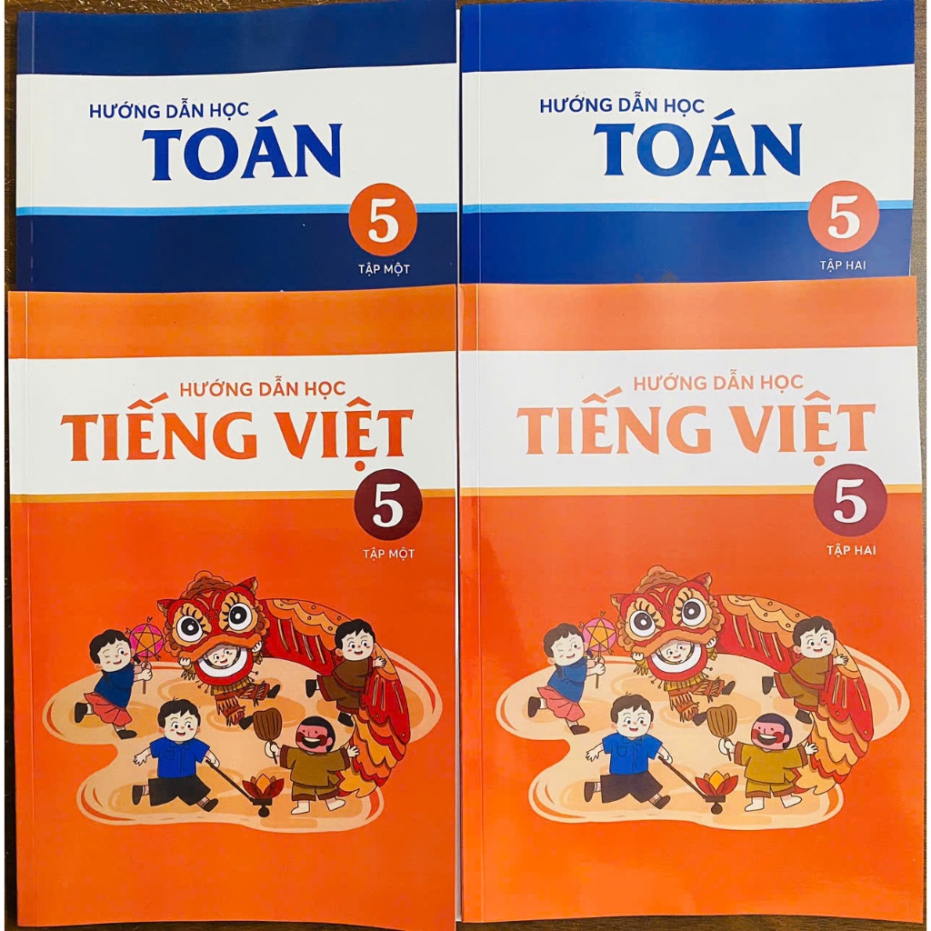Sách - Hướng dẫn học Toán, Tiếng Việt lớp 5 trường Archimedes