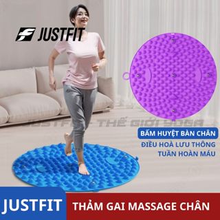 Thảm gai massage chân JustFit điều hoà lưu thông khí huyết, mát xa chân thư giãn