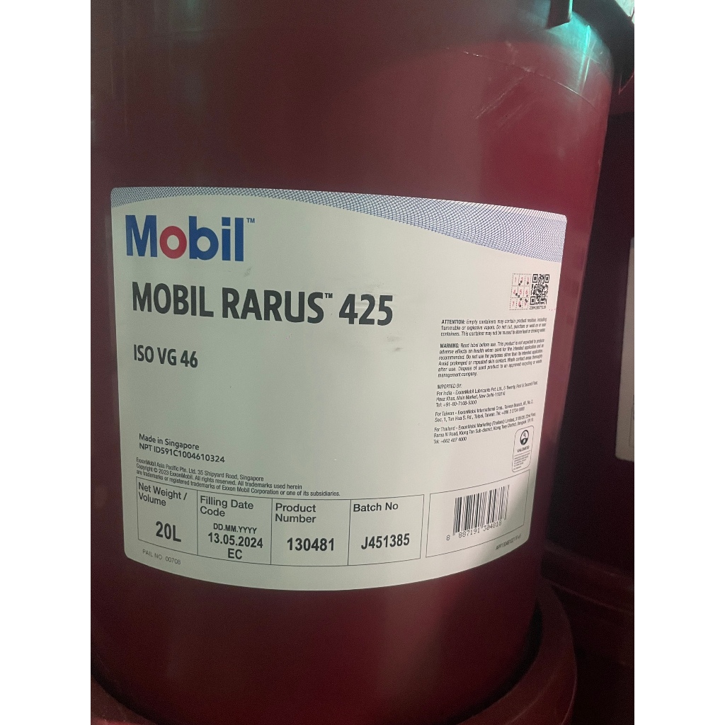 Dầu nhờn Mobil  Rarus 425 20L