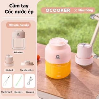 Máy Xay Đa Năng 18 Lưỡi, 2 Chai, Pin Sạc - Máy Xay Sinh Tố, Máy Ép Chậm, Xay Thực Phẩm 1100ml