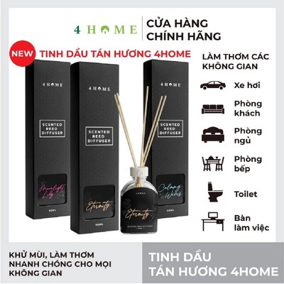 Tinh dầu tán hương 4Home từ Yankee Candle - BST Nhiều Mùi Hương (50ml)