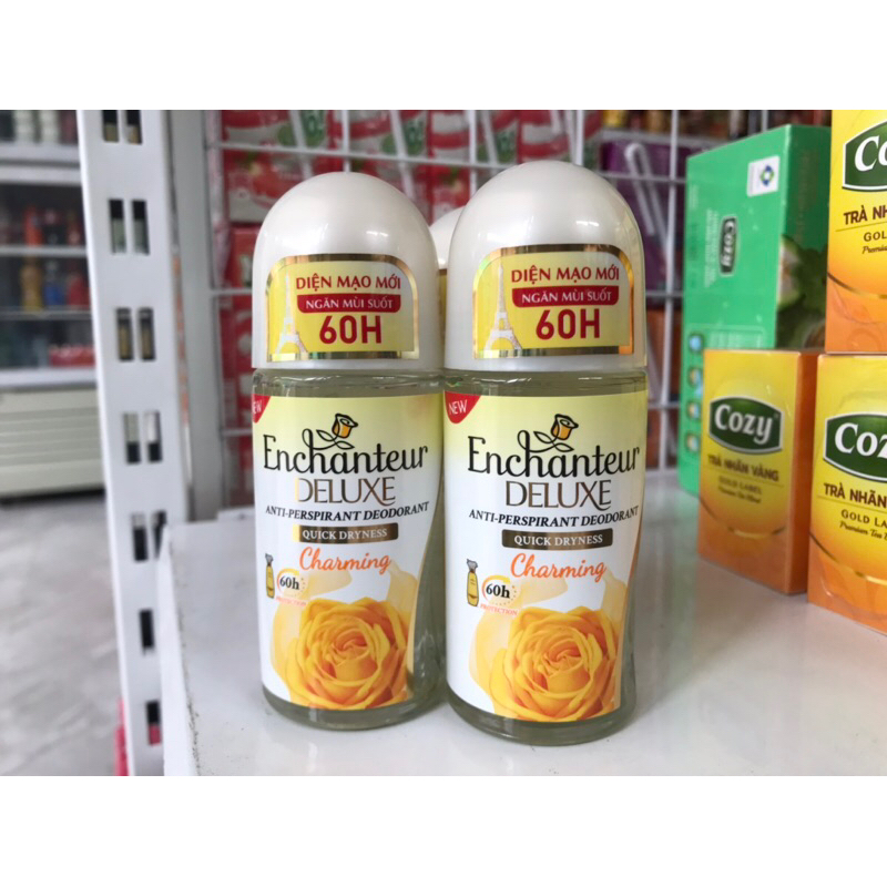 Mẫu mới lăn khử mùi Enchanter hương nước hoa ngăn mùi suốt 60h