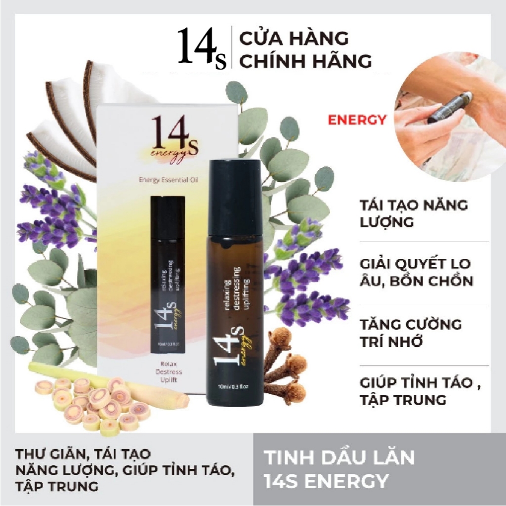 Tinh Dầu Lăn 14s - Energy (10ml)