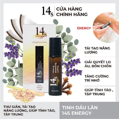 Tinh Dầu Lăn 14s - Energy (10ml)