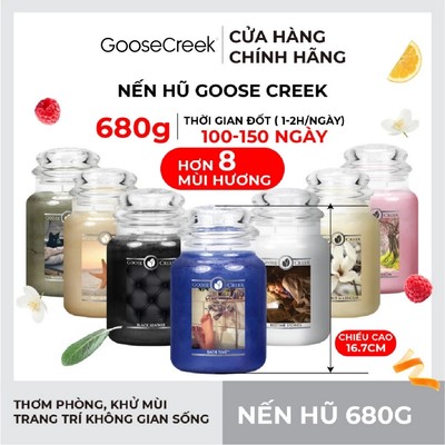 Nến hũ Goose Creek từ Yankee Candle - 680g - BST Nhiều mùi hương