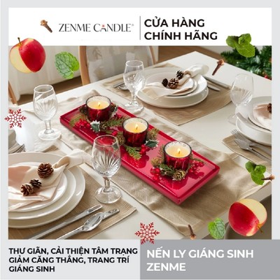 Nến Ly Giáng Sinh Zenme - Nhiều mẫu tùy chọn