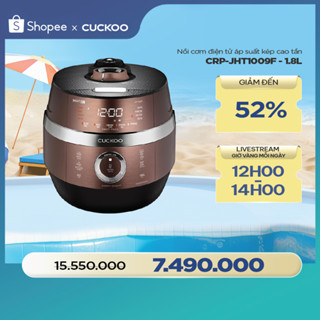 Nồi Cơm Điện Áp Suất Cao Tần CUCKOO 1,8 lít CRP-JHT1009F - Hàng chính hãng