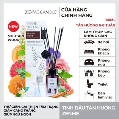 Tinh dầu tán hương Zenme - Moutain Wood - 80ml